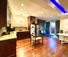 Vancouver West fancy and spacious one-bedroom suite with high-end billiards