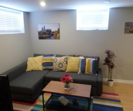 Fantastic and Modern Downtown 1-Bed Basement Apt., parking Wi-Fi and Netflix included