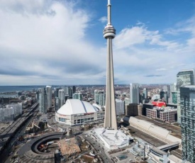 Two BD CN Tower and Lake Ontario View