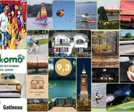 Kokomo INN Bed and Breakfast Ottawa-Gatineau's Only Tropical Riverfront B&B on the National Capital Cycling Pathway Route Verte #1 - for Adults Only - Chambre d'hôtes tropical aux berges des Outaouais BnB #17542O