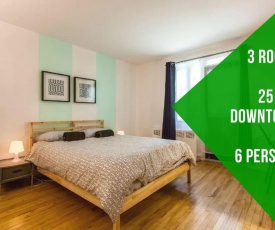 Ray 3 Bedroom Apartment Côte-des-Neiges 20 mins to Downtown